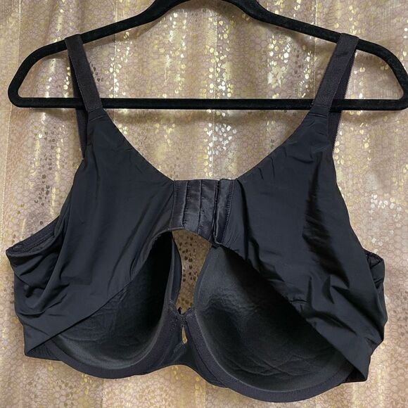 Torrid Curve Rich Black Perfect T-Shirt Bra 42DD - Picture 2 of 10